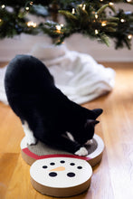 Load image into Gallery viewer, Holiday Snowman Cat Scratch Pad