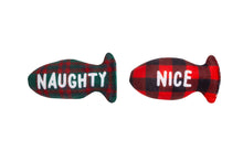 Load image into Gallery viewer, Christmas Naughty & Nice Cat Toys, Set of 2