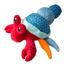 Load image into Gallery viewer, SnugArooz Hermie the Crab Plush Dog Toy 9"