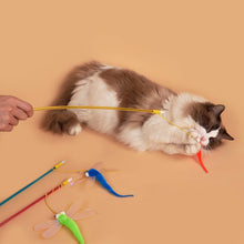 Load image into Gallery viewer, Moo - Dragonfly Cat Teaser Wand: ORANGE