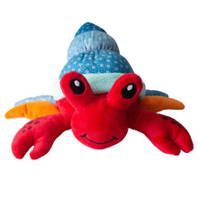 Load image into Gallery viewer, SnugArooz Hermie the Crab Plush Dog Toy 9"