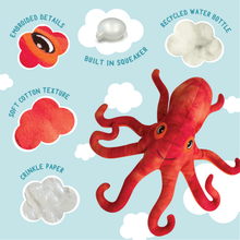 Load image into Gallery viewer, SnugArooz Olivia the Octopus Plush Dog Toy 11"