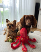 Load image into Gallery viewer, SnugArooz Olivia the Octopus Plush Dog Toy 11"
