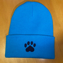Load image into Gallery viewer, Paw Print Embroidered Beanie