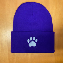 Load image into Gallery viewer, Paw Print Embroidered Beanie