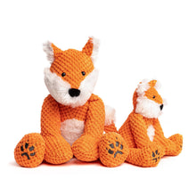 Load image into Gallery viewer, Floppy Fox Plush Dog Toy