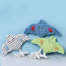 Load image into Gallery viewer, Petkin – Stingray Tug Toy: Green