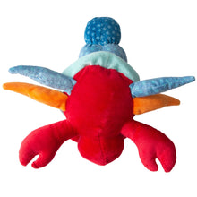 Load image into Gallery viewer, SnugArooz Hermie the Crab Plush Dog Toy 9"