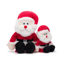 Load image into Gallery viewer, Christmas Santa Floppy Plush Dog Toy: Large