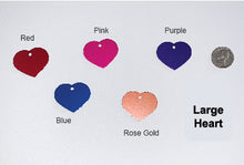 Load image into Gallery viewer, Engraved Heart Pet Tag
