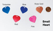 Load image into Gallery viewer, Engraved Heart Pet Tag
