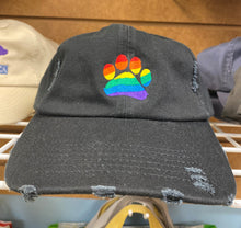 Load image into Gallery viewer, Paw Print Distressed Caps - Multiple Colors!