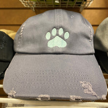 Load image into Gallery viewer, Paw Print Distressed Caps - Multiple Colors!