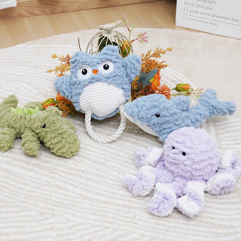 Animal Series Dog Squeaky Toys: Small
