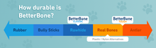 Load image into Gallery viewer, BetterBone HARD -Durable, All-Natural, No Nylon, Sustainable: Beef / Large (dogs over 25 lbs)
