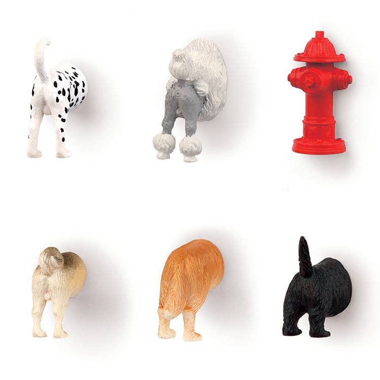 Dog Butt Magnets Set of 6