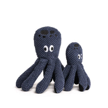 Load image into Gallery viewer, Floppy Octopus Plush Dog Toy: Small / Ink:#073073
