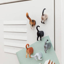 Load image into Gallery viewer, Cat Butt Magnets Set of 6

