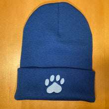 Load image into Gallery viewer, NEW - Paw Print Embroidered Beanie
