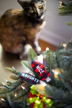 Load image into Gallery viewer, Christmas Naughty &amp; Nice Cat Toys, Set of 2
