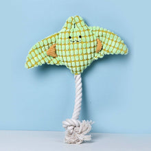 Load image into Gallery viewer, Petkin – Stingray Tug Toy: Green
