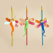 Load image into Gallery viewer, Moo - Dragonfly Cat Teaser Wand: ORANGE
