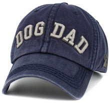 Load image into Gallery viewer, Dog Dad Washed Vintage Ballcap: NAVY

